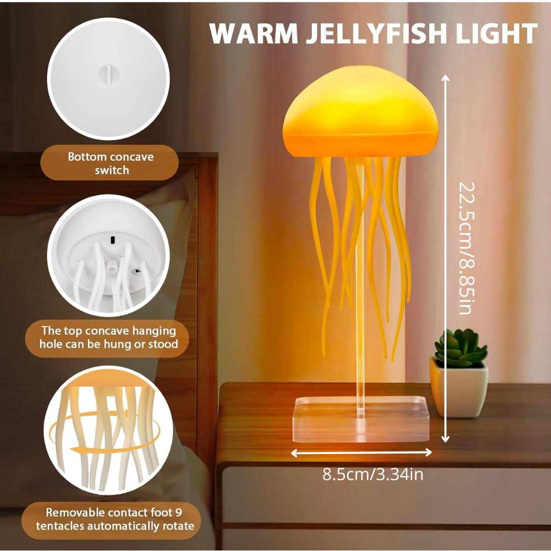 Multicolor LED Jellyfish Lamp